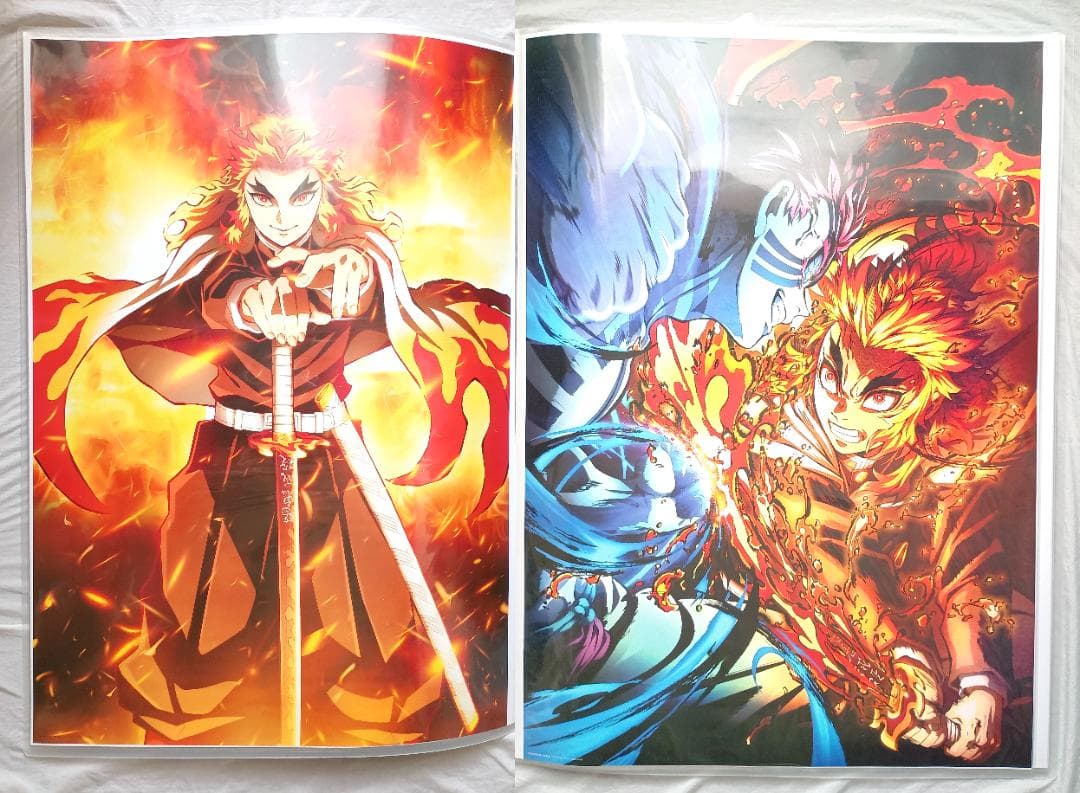 B2 ポスター 鬼滅の刃 無限列車編 ノンクレジット キービジュアル 2枚セット