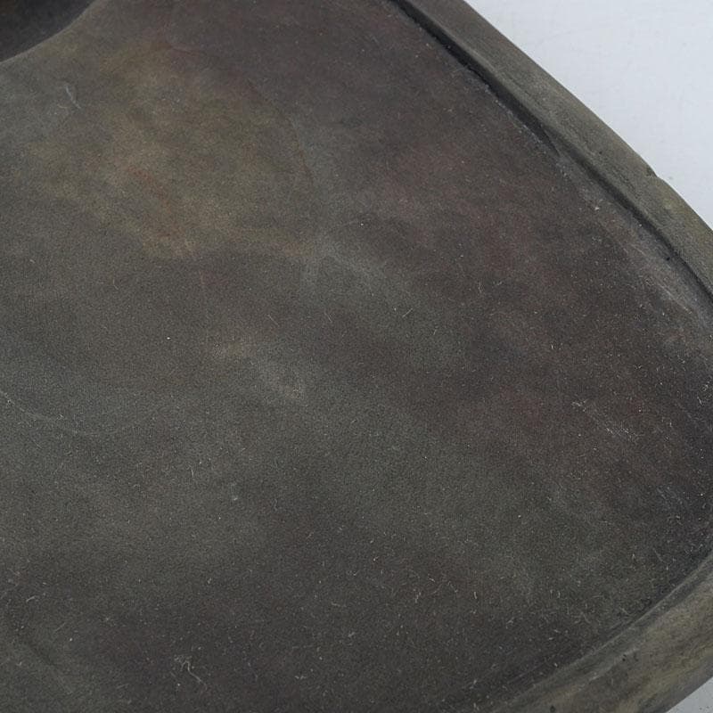 中国　書道具　雲龍彫　端渓硯　C　9401