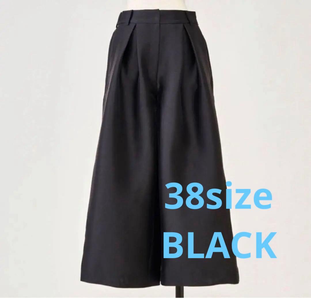 heve ガウチョパンツ　黒　38 ブラック