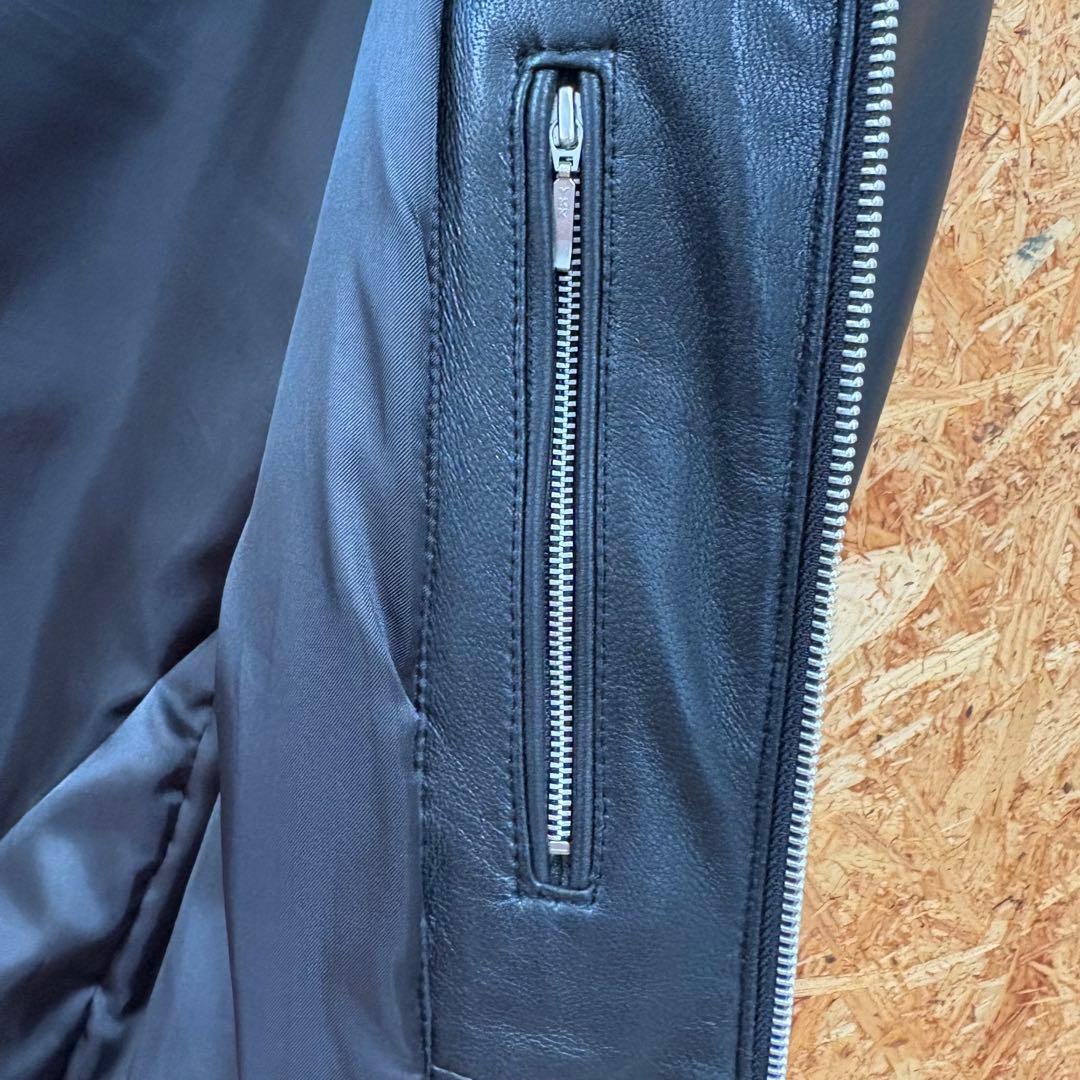 け*☆様 ナノユニバース　ライダースジャケット レザー シングルライダース XL