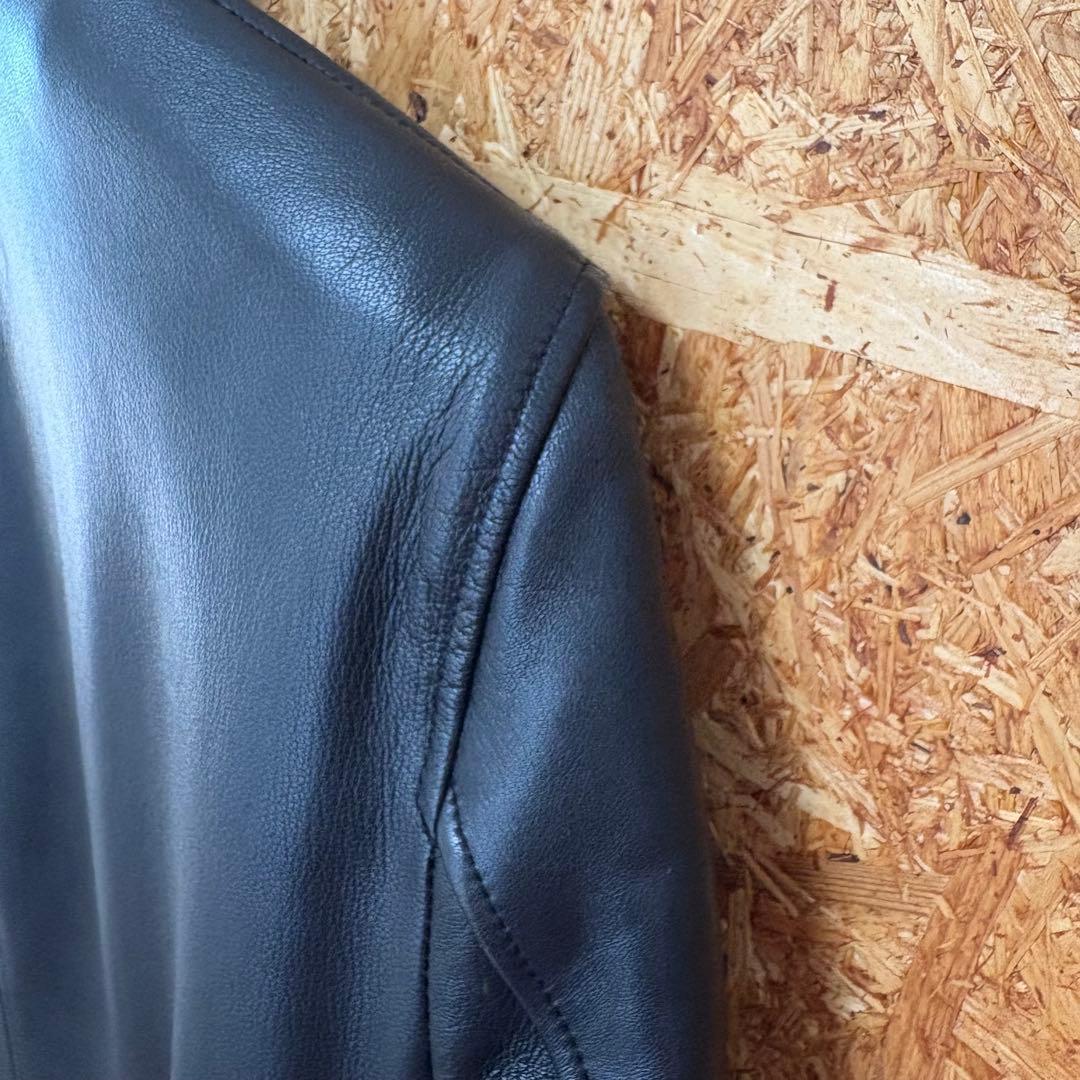 け*☆様 ナノユニバース　ライダースジャケット レザー シングルライダース XL