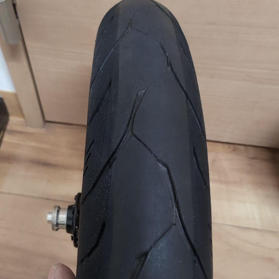 ヴヴヴ リアディスクのみ12インチ カーボンホイール ランバイク最高速