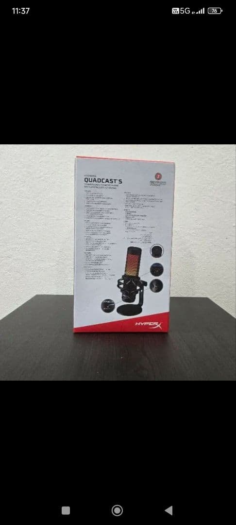 HyperX QUADCAST S コンデンサーマイク