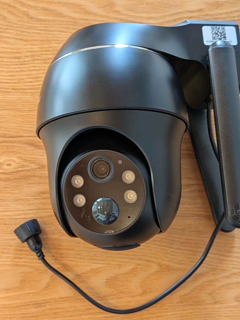 COOAU 防犯カメラ 屋外 ソーラー AR-W607 ブラック