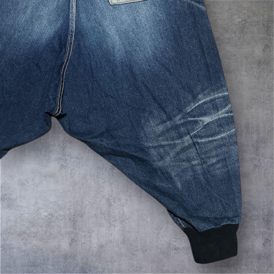 glamb グラム　日本製　サルエル　デニム　パッチワーク　アンプラグド