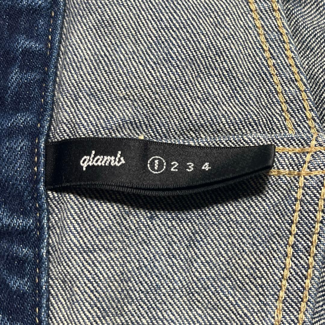 glamb グラム　日本製　サルエル　デニム　パッチワーク　アンプラグド