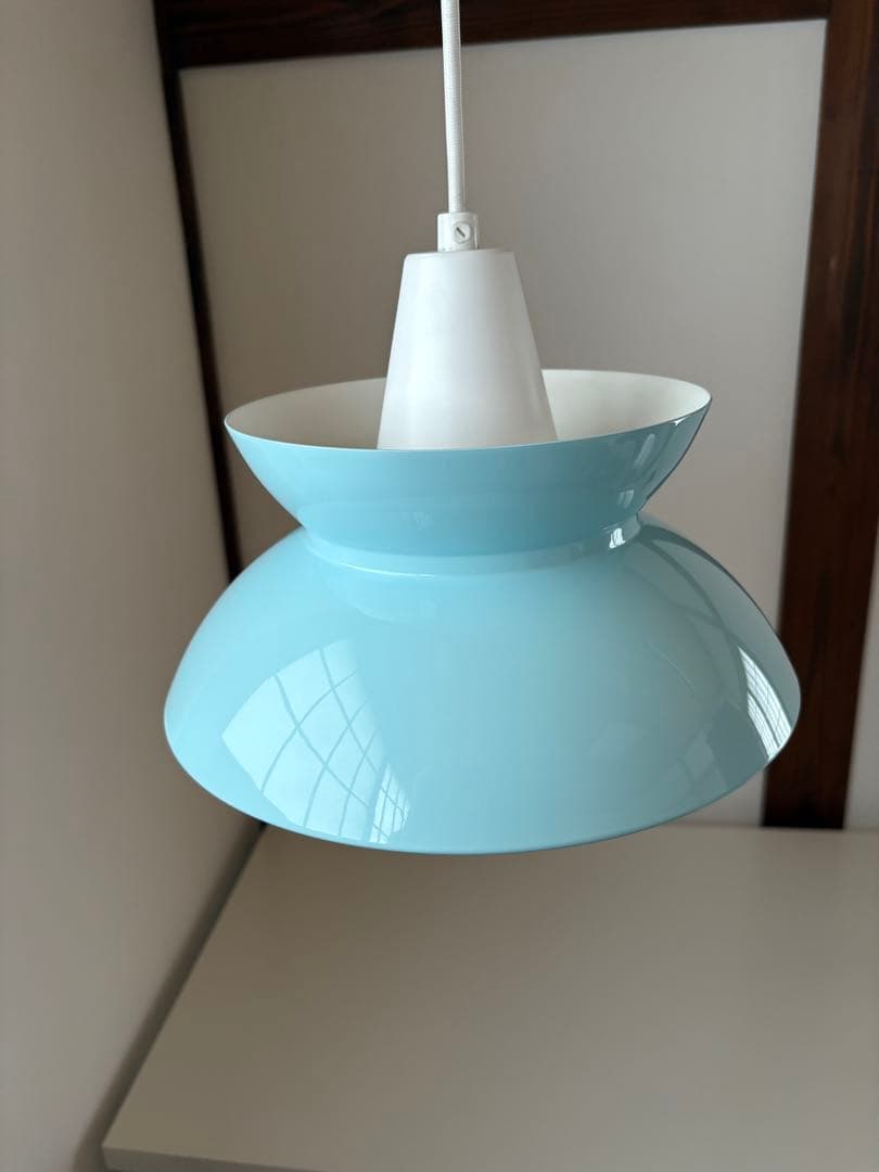 ルイスポールセン　ドゥー•ワップ　水色　美品　東芝LED電球付