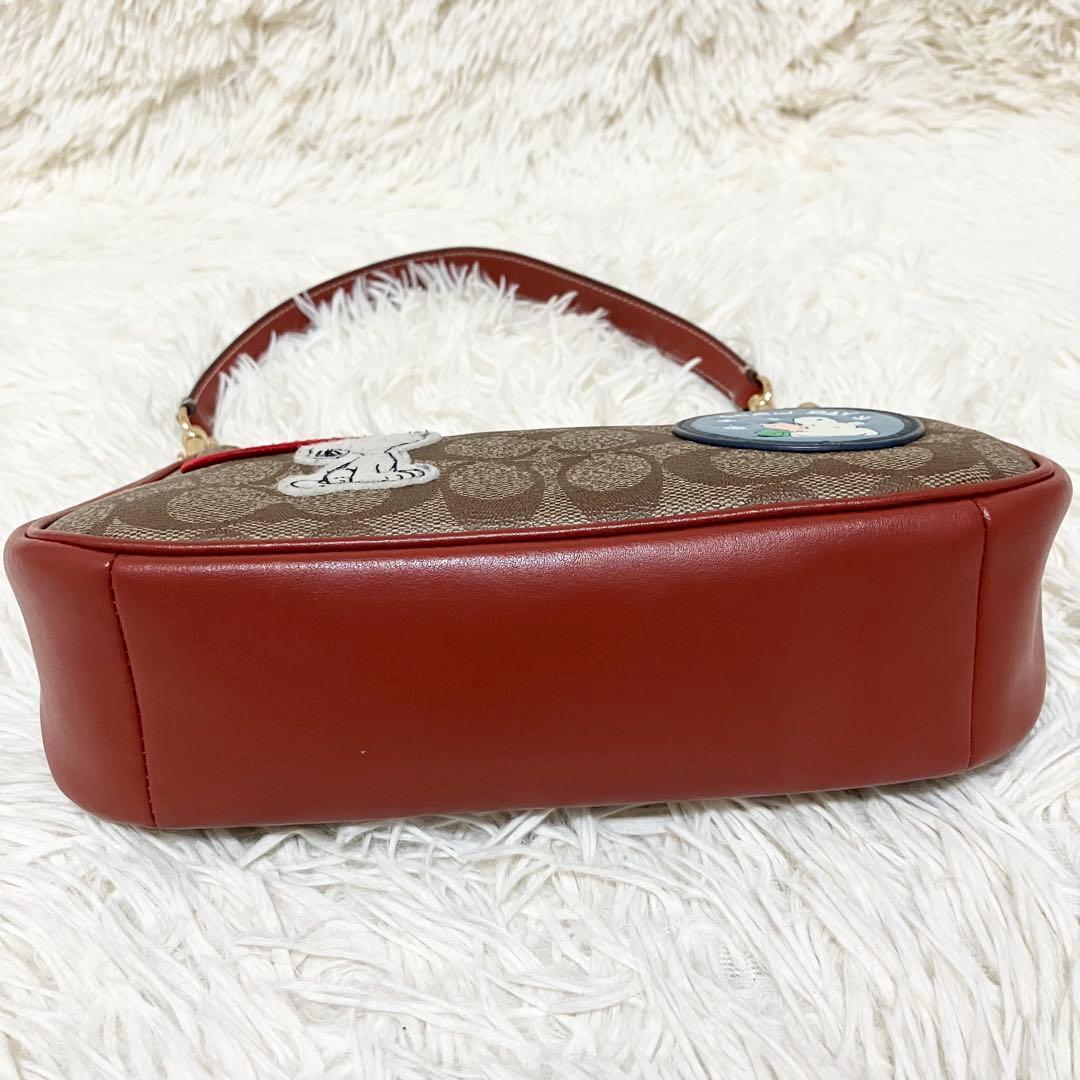 【美品】COACH＊ハンド 2way アクセサリーポーチ PEANUTSコラボ