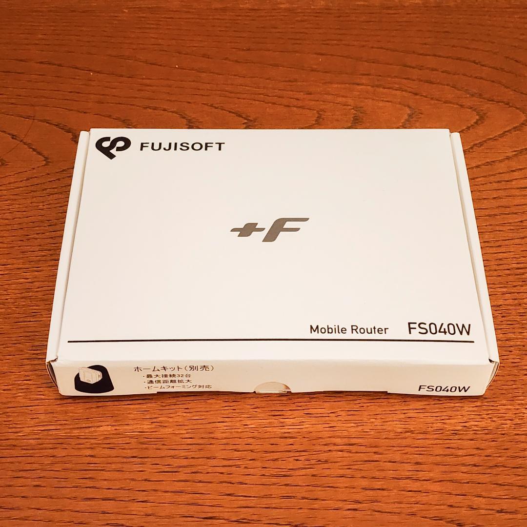 富士ソフト Fujisoft モバイルルーター +F FS040W