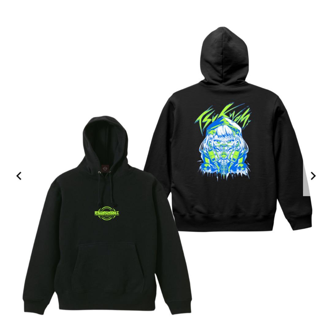 月詠み ANOTHER MOON パーカー＜since 2943 R＞/ブラック