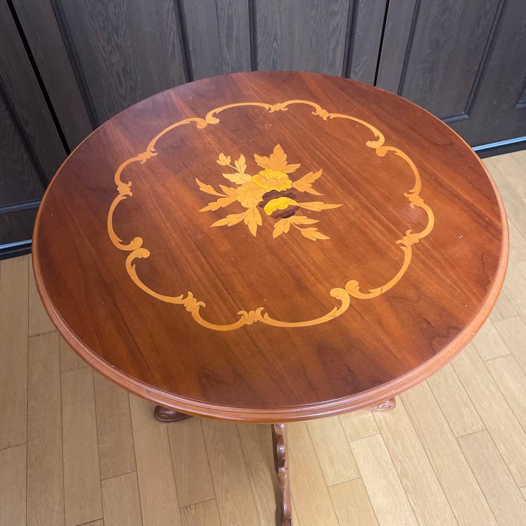 ①【条件あり】イタリア製　アンティーク　ダイニングテーブル