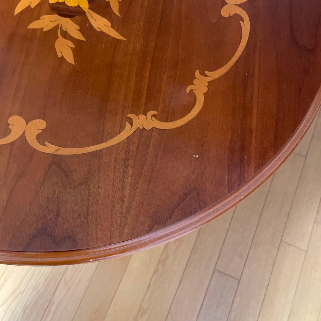 ①【条件あり】イタリア製　アンティーク　ダイニングテーブル