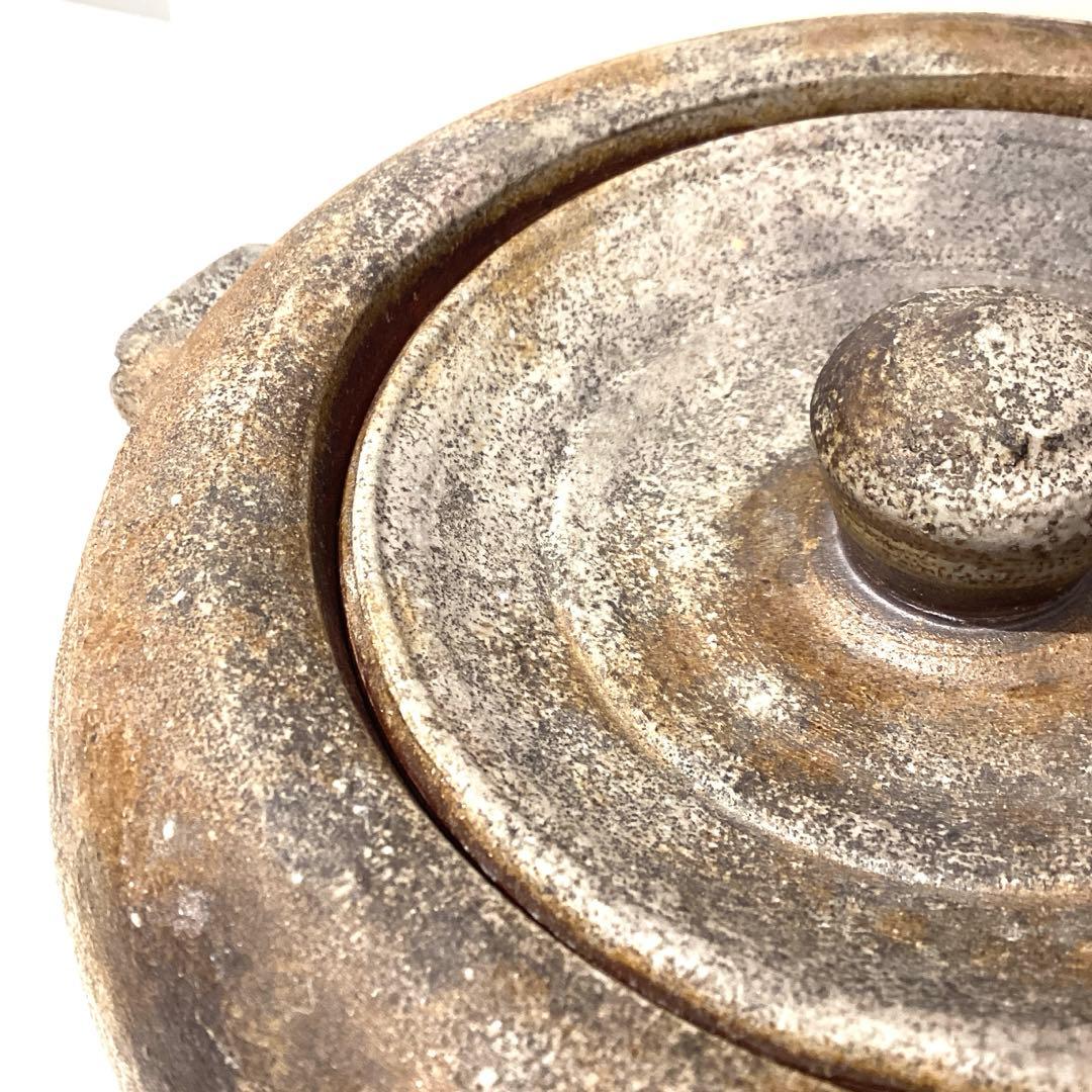 伊勢崎満作　備前水指