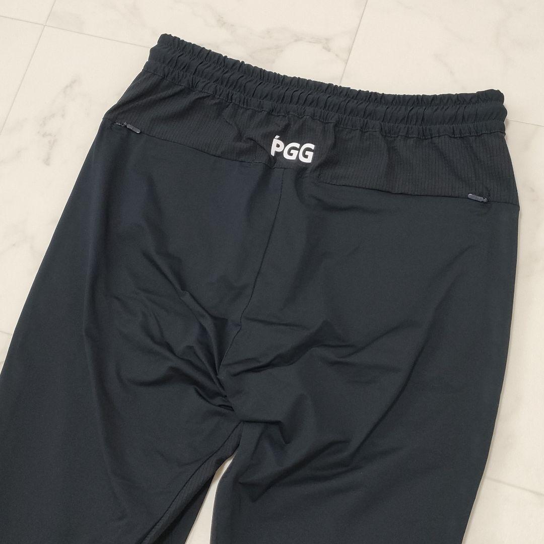 【美品】PGG　ロングパンツ　ウエストゴム　ヒモ　メッシュ切替　ストレッチ　00