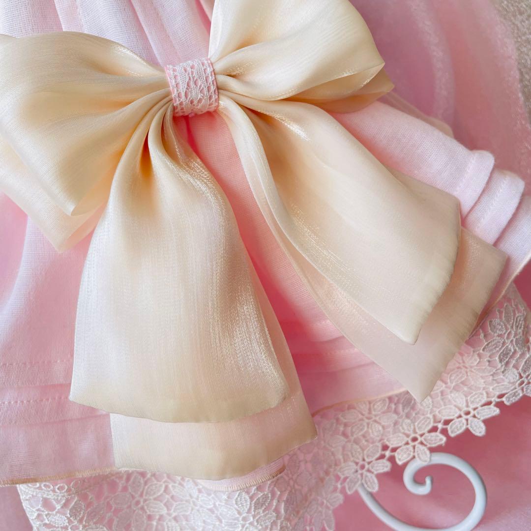 ナチュラル＆クラシカル　ペチコートワンピつけ襟付き　新色登場♡　犬服ハンドメイド