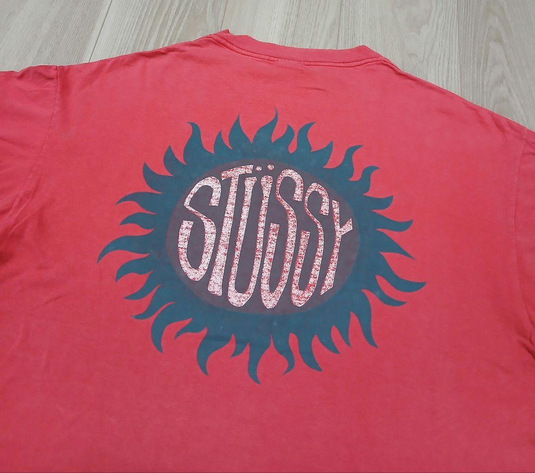 80s STUSSY XL Tシャツ 黒タグ Old Stussy USA製