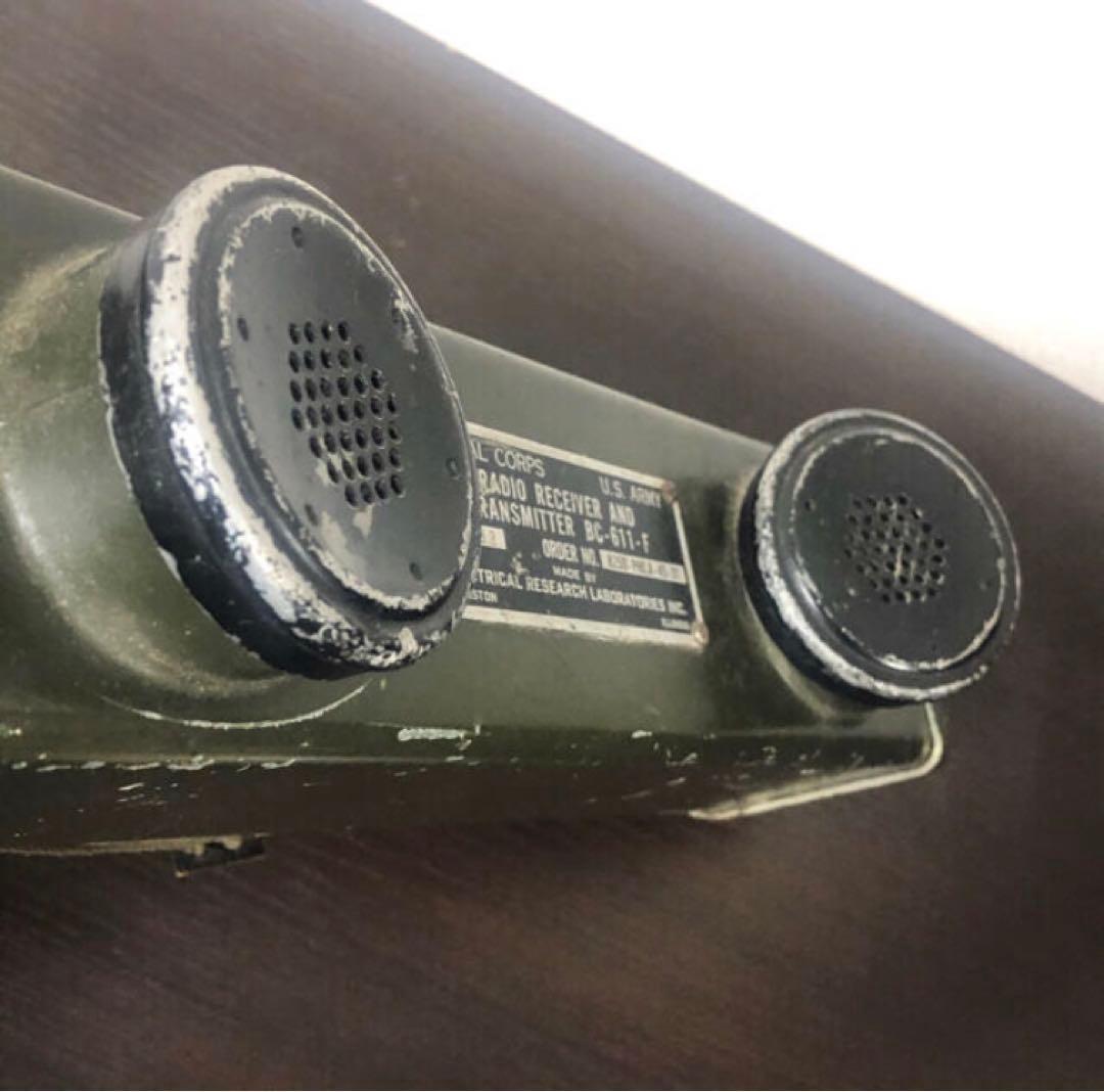 軍物 無線機 レシーバー アメリカ 動作未確認 ジャンク 本物