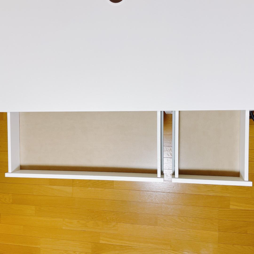 IKEA　ミッケ　パソコンデスク　ホワイト　引き出し付き