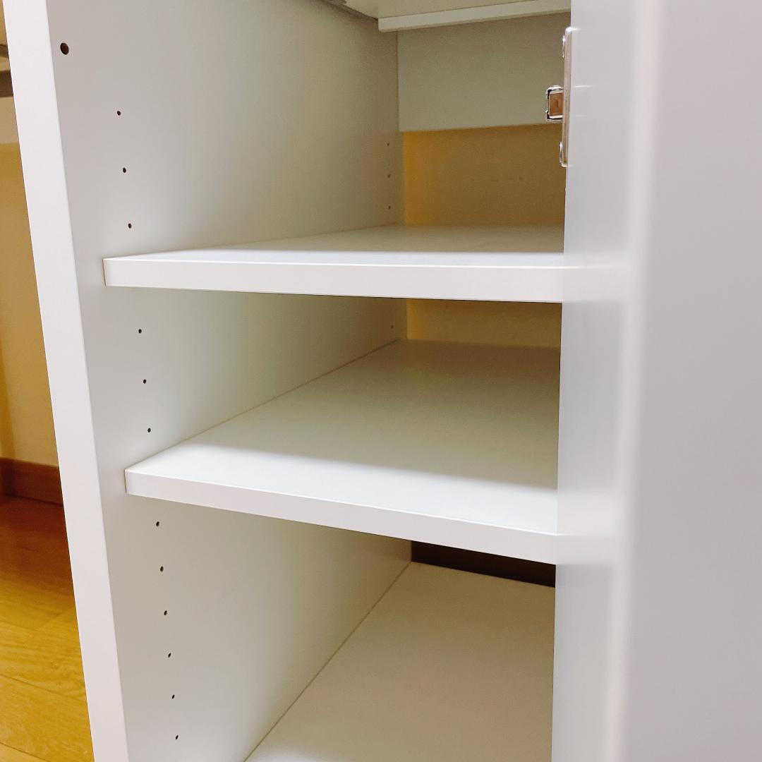 IKEA　ミッケ　パソコンデスク　ホワイト　引き出し付き