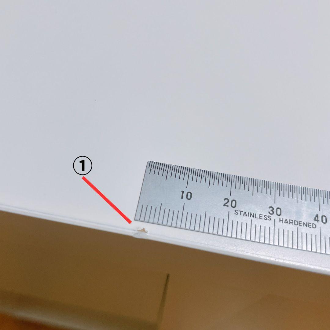 IKEA　ミッケ　パソコンデスク　ホワイト　引き出し付き