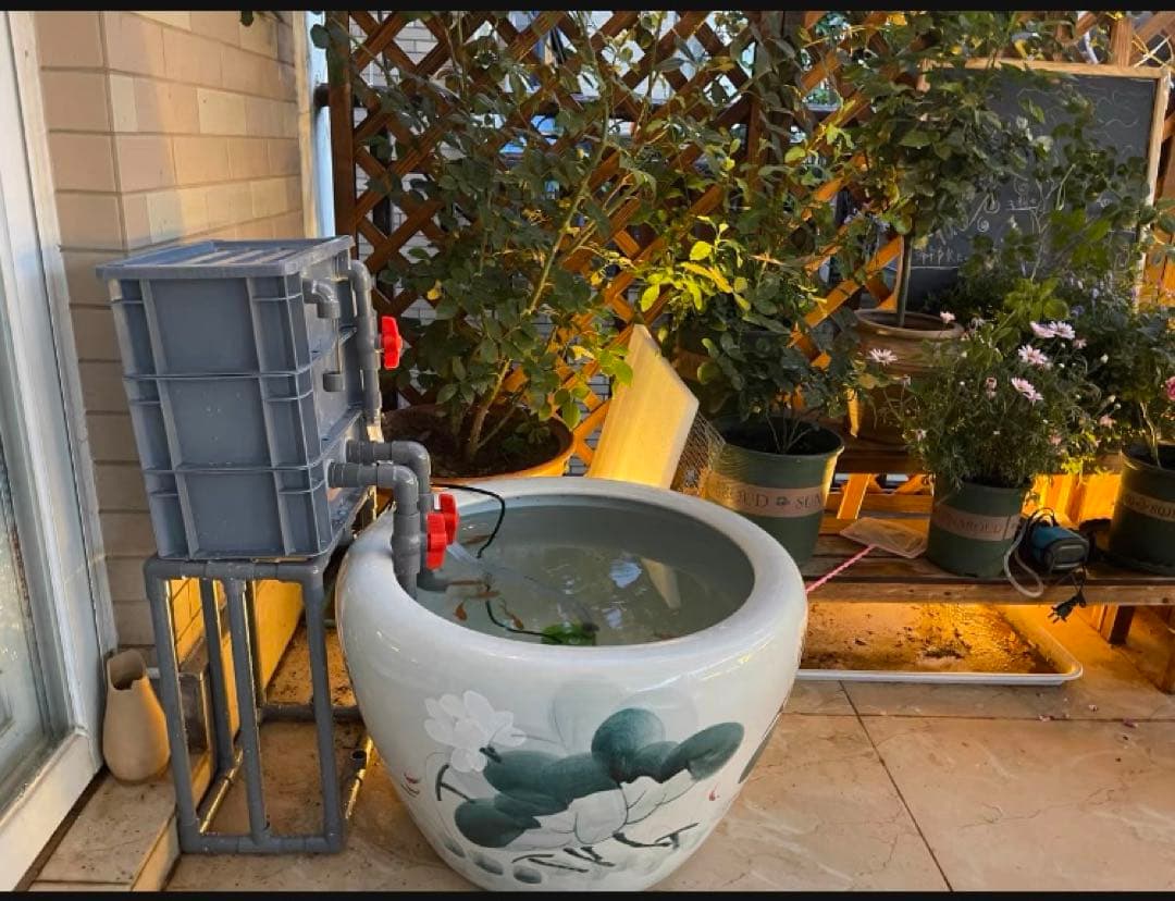 ろ材満タン無料！最安値万能濾過装置、三段式濾過フィルター マットホース送料無料