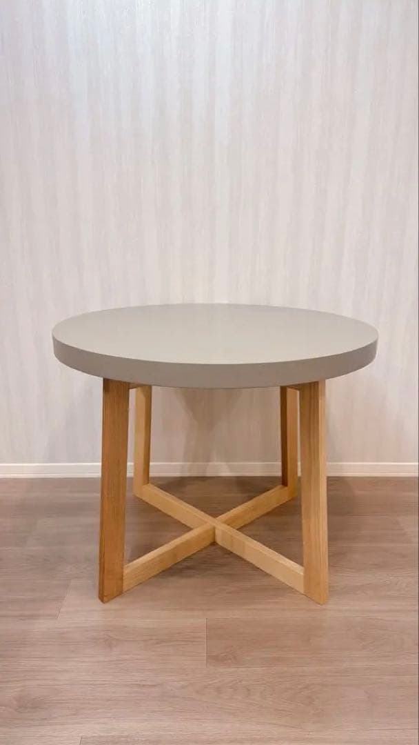 ※天板のみ※【KAGUCOCO/galette】円形ダイニング