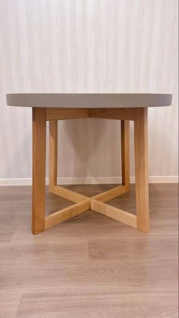 ※天板のみ※【KAGUCOCO/galette】円形ダイニング