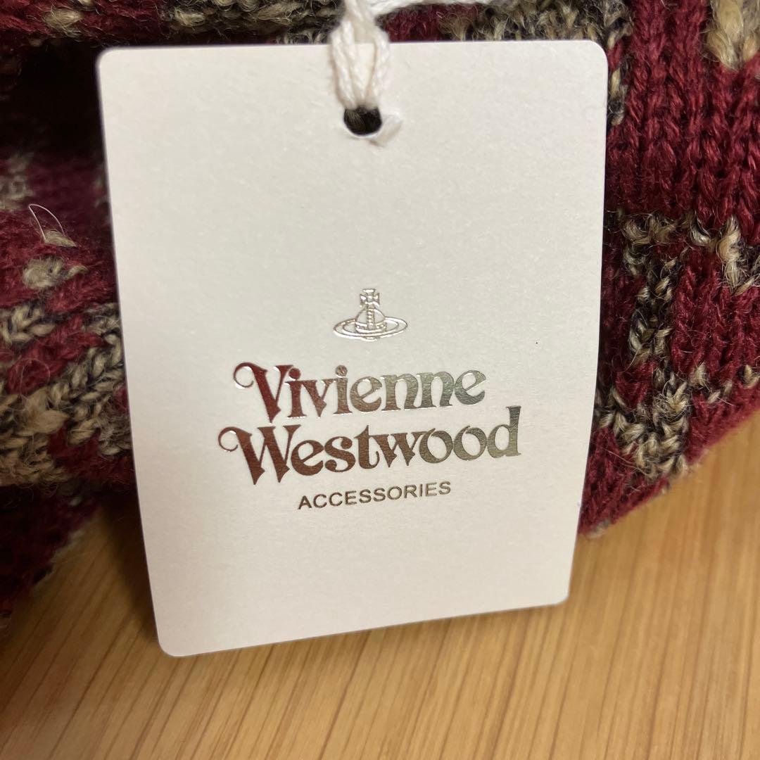 珍品VivienneWestwoodヴィヴィアンウエストウッド耳当てつきニット帽