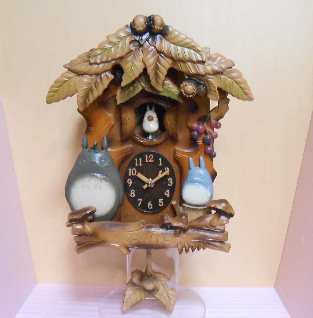 ♡パピーナ♡トトロ掛け時計Ｍ806MA-51