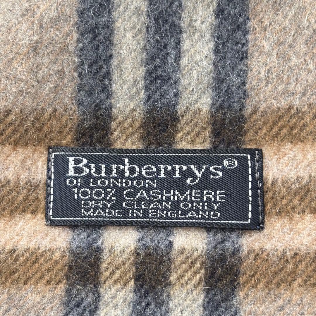 Burberrys バーバリーズ ノバチェック カシミヤ100 マフラー 英国製