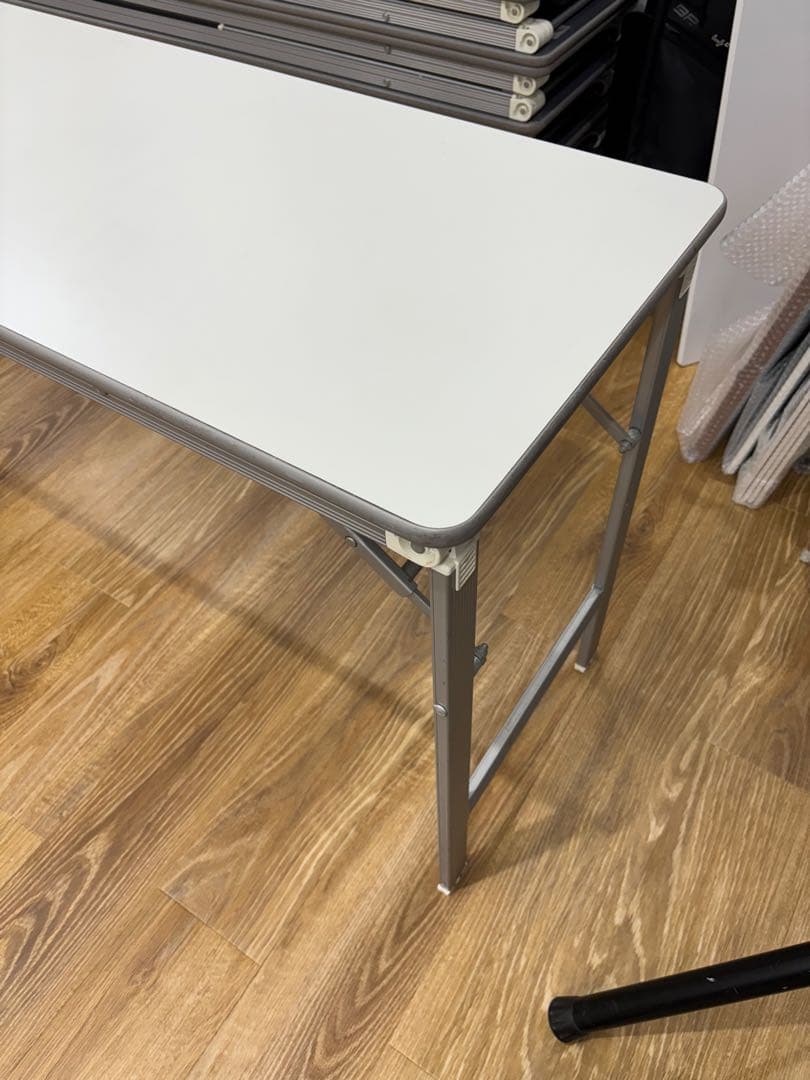 折りたたみ長テーブル ホワイト会議　セミナー14台