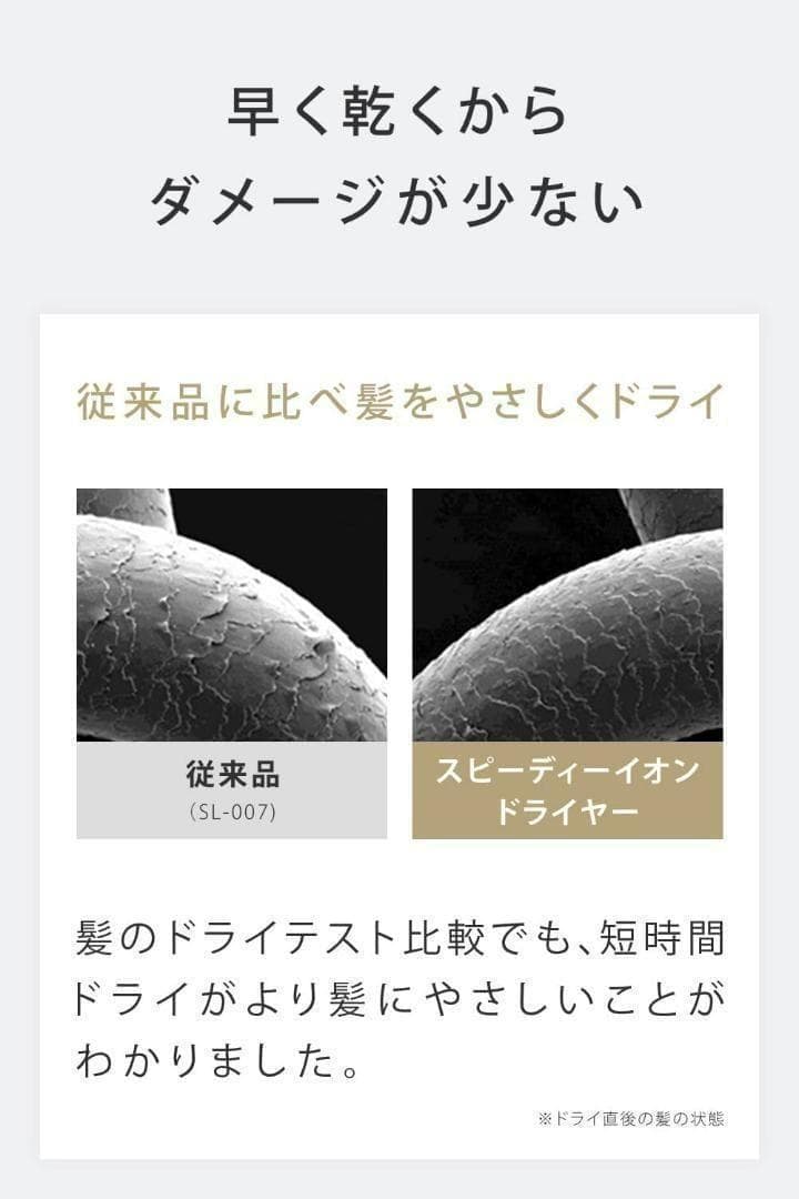 新品♡ SALONIA サロニア スピーディー イオンドライヤー ブラック