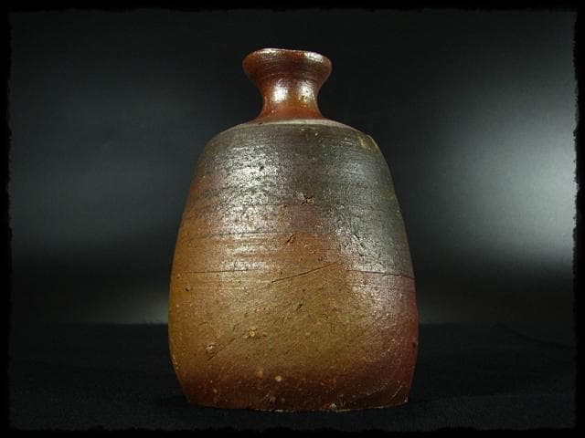 金重 晃介 備前 徳利 茶道具 懐石 酒器 父陶陽 兄道明 b963