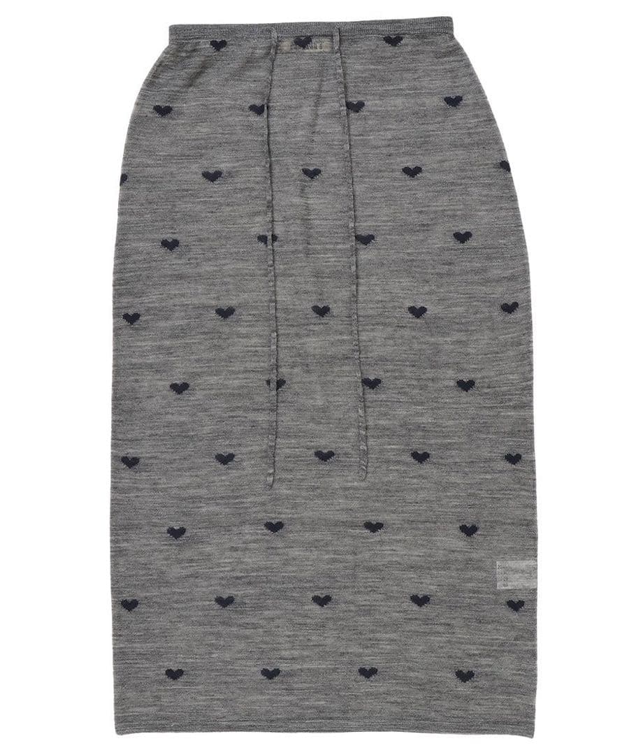 スカート NKNIT alpaca sheer KNIT skirt