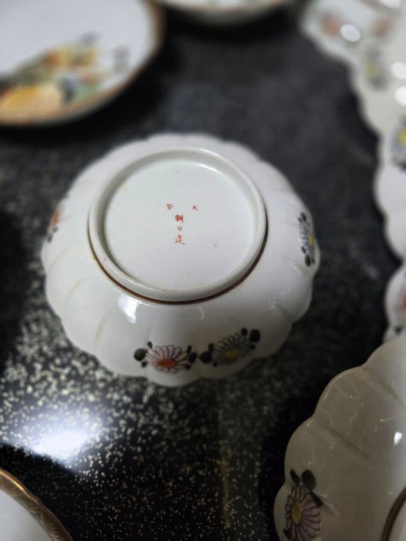 九谷焼 銘々皿九谷焼朝日造と九谷焼の小皿です