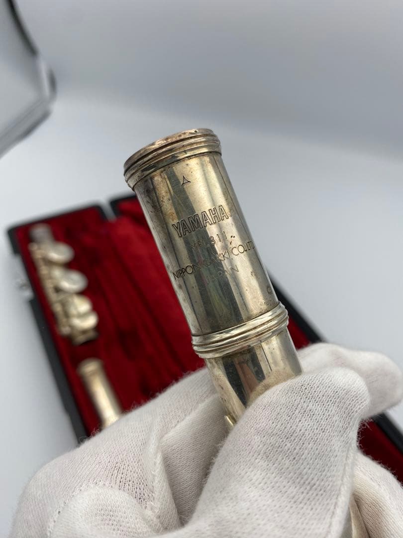 YAMAHA ヤマハ フルート YFL311 頭部管銀製 SILVER 刻印