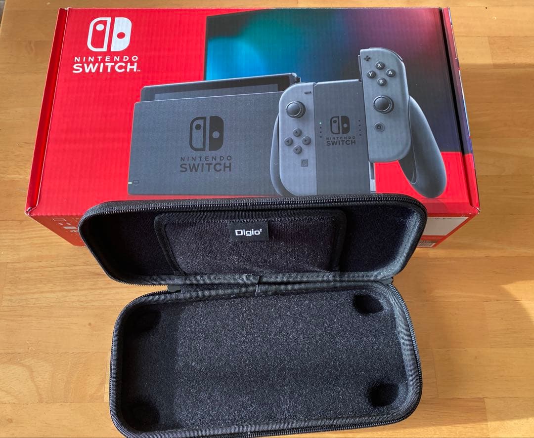 【美品】Nintendo Switch グレー 本体 Joy-Con付き