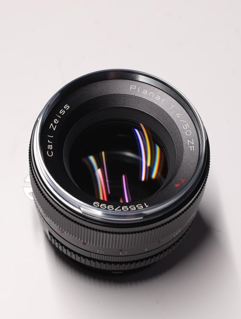 美品 Carl Zeiss Planar T* 50mm F1.4 ニコンF用
