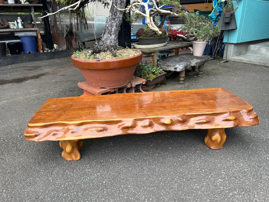 一枚板座卓、一枚板テーブル、無垢材テーブル、