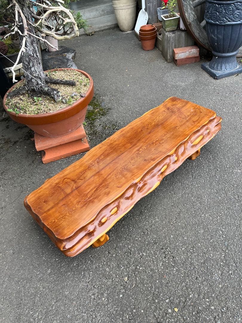 一枚板座卓、一枚板テーブル、無垢材テーブル、