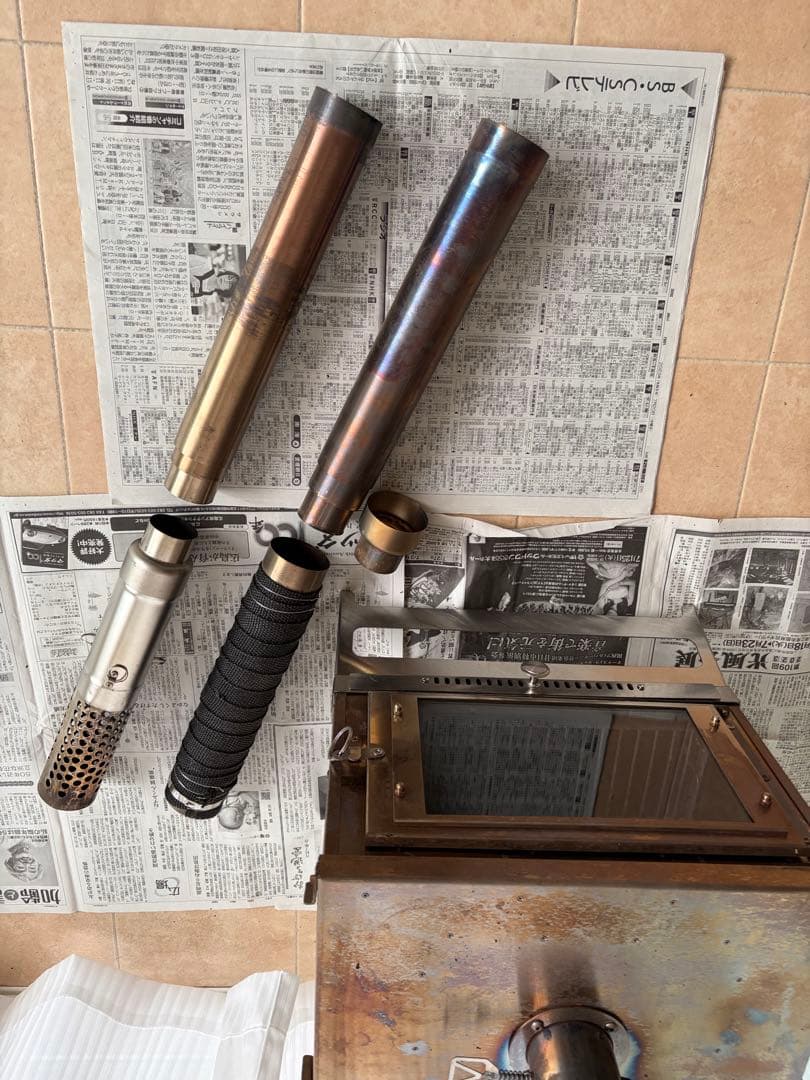 薪ストーブ コンパクト ガラスドア付き