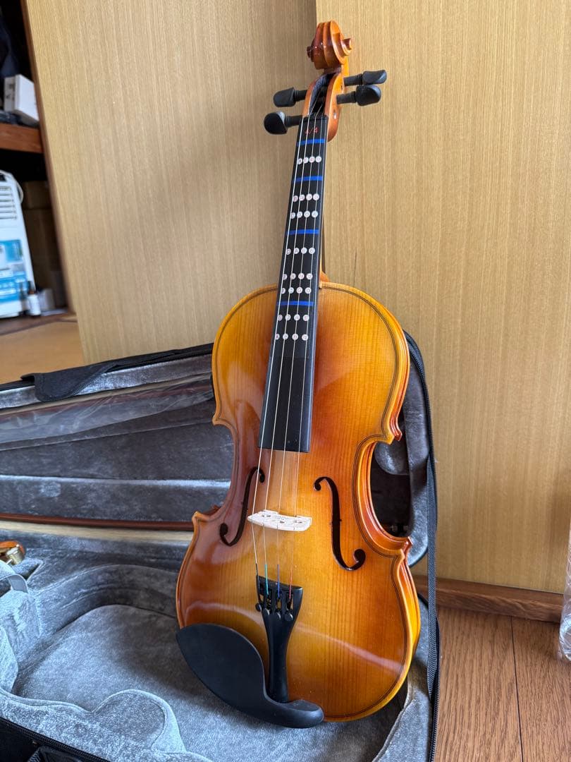 ★SALE★【未使用品】バイオリン 4/4 セット 付属品完備 弓2本 初心者用