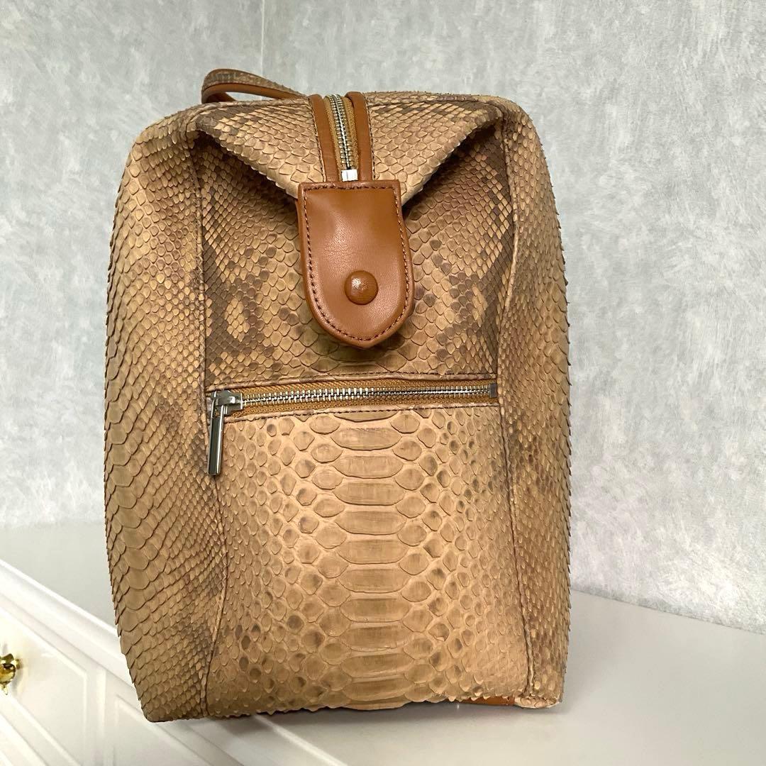 セレンシーパイソンボストンバッグ旅行カバン 大型カバン