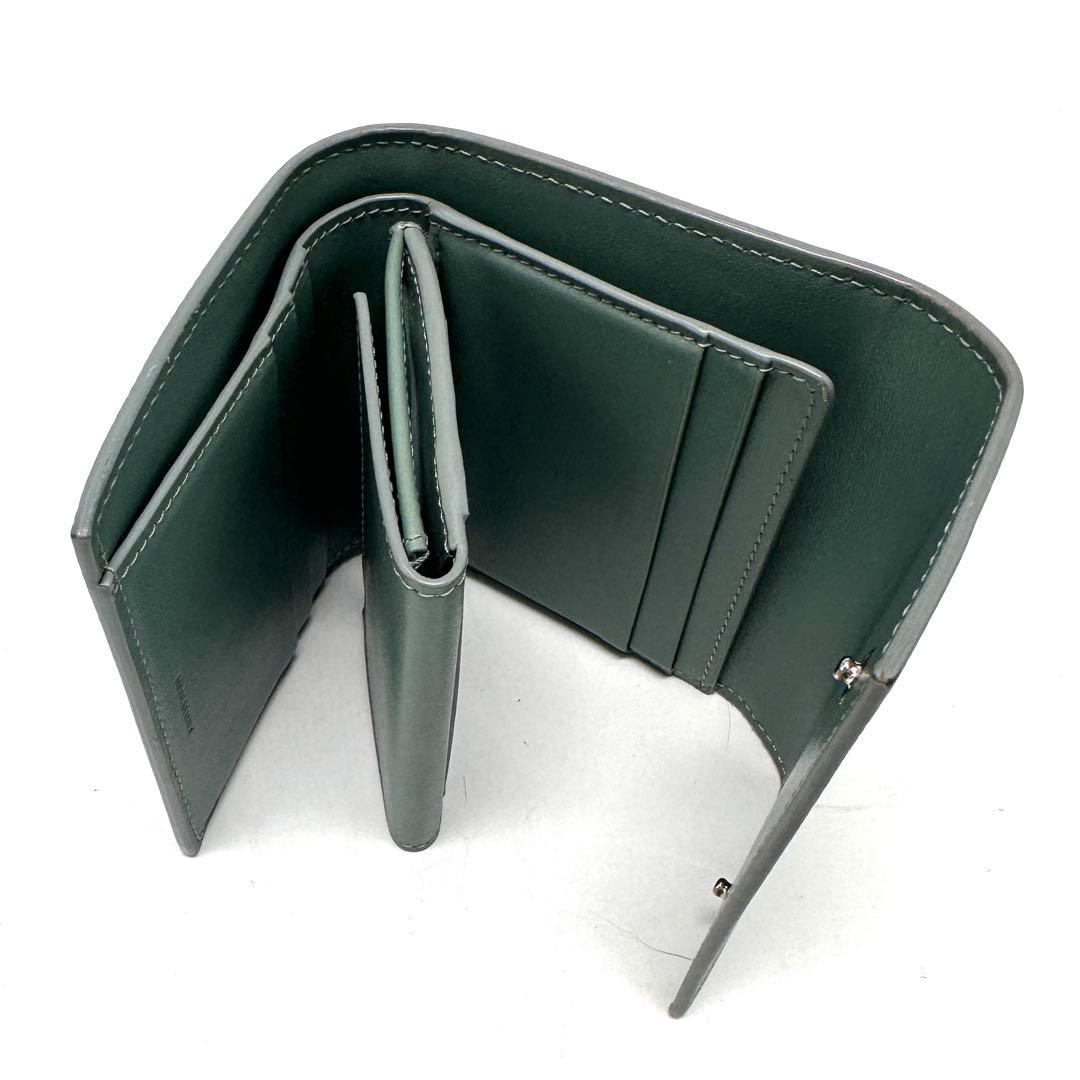 CELINE セリーヌ スモール トリフォールド ウォレット セラドン