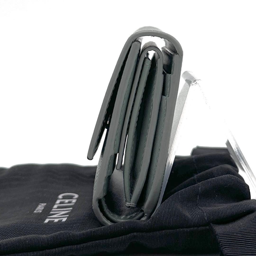 CELINE セリーヌ スモール トリフォールド ウォレット セラドン