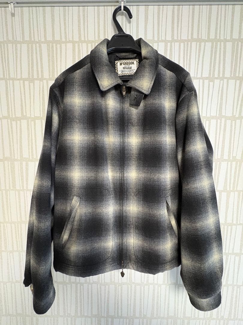 McGREGOR 別注 ドリズラージャケット オンブレチェック M