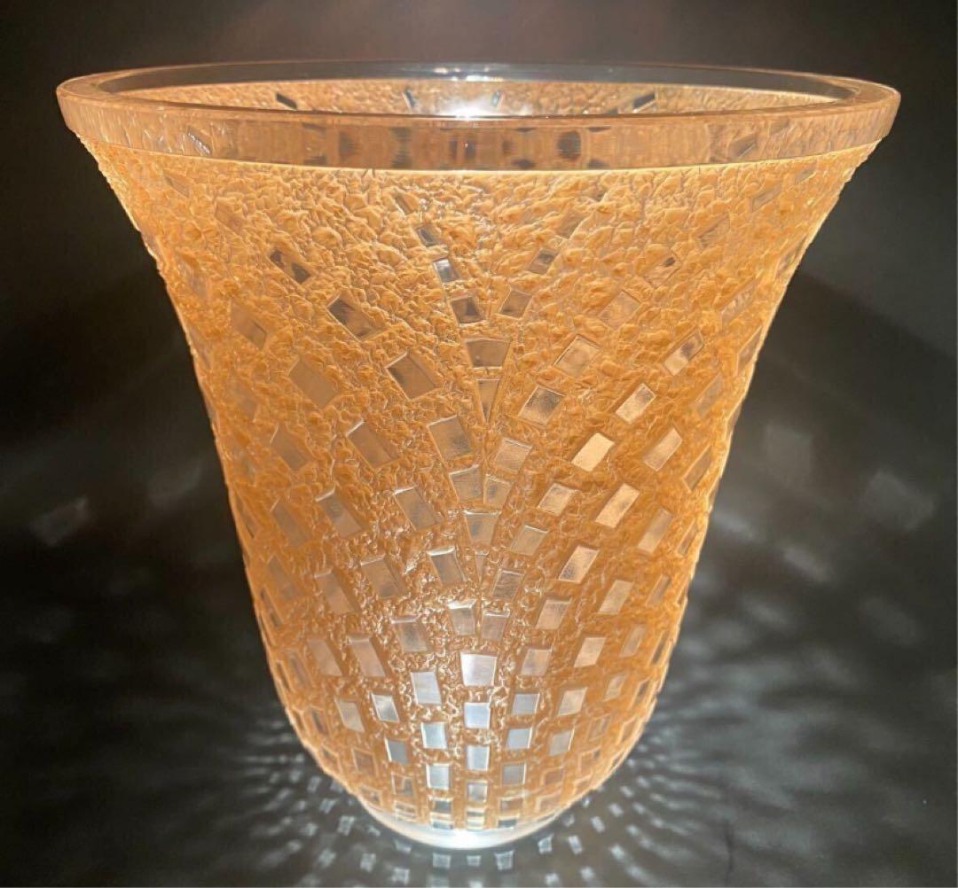 12/25までXmasプライス。ルネ・ラリック 花瓶 DAMIERS ダミエ