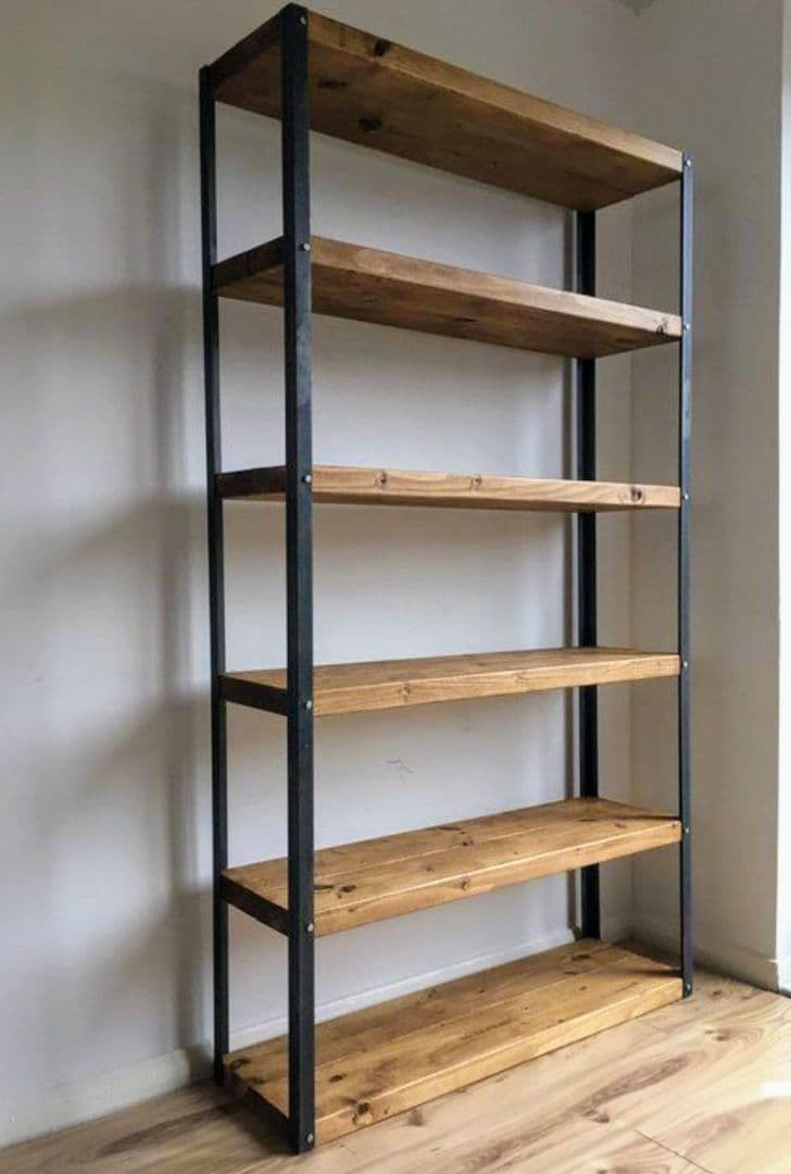 ユウジ オーダー　古材アイアンラック