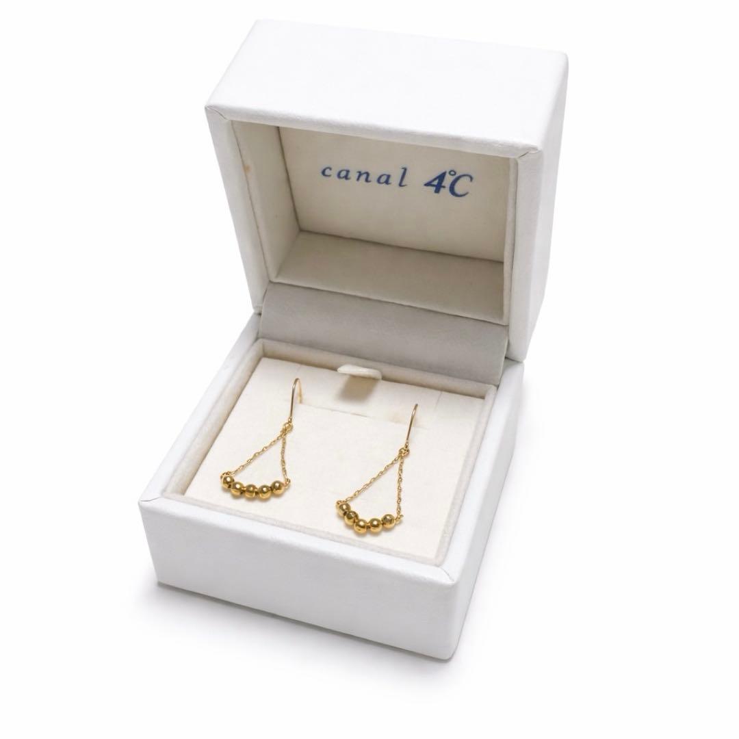 canal 4℃ K18 ピアス　美品
