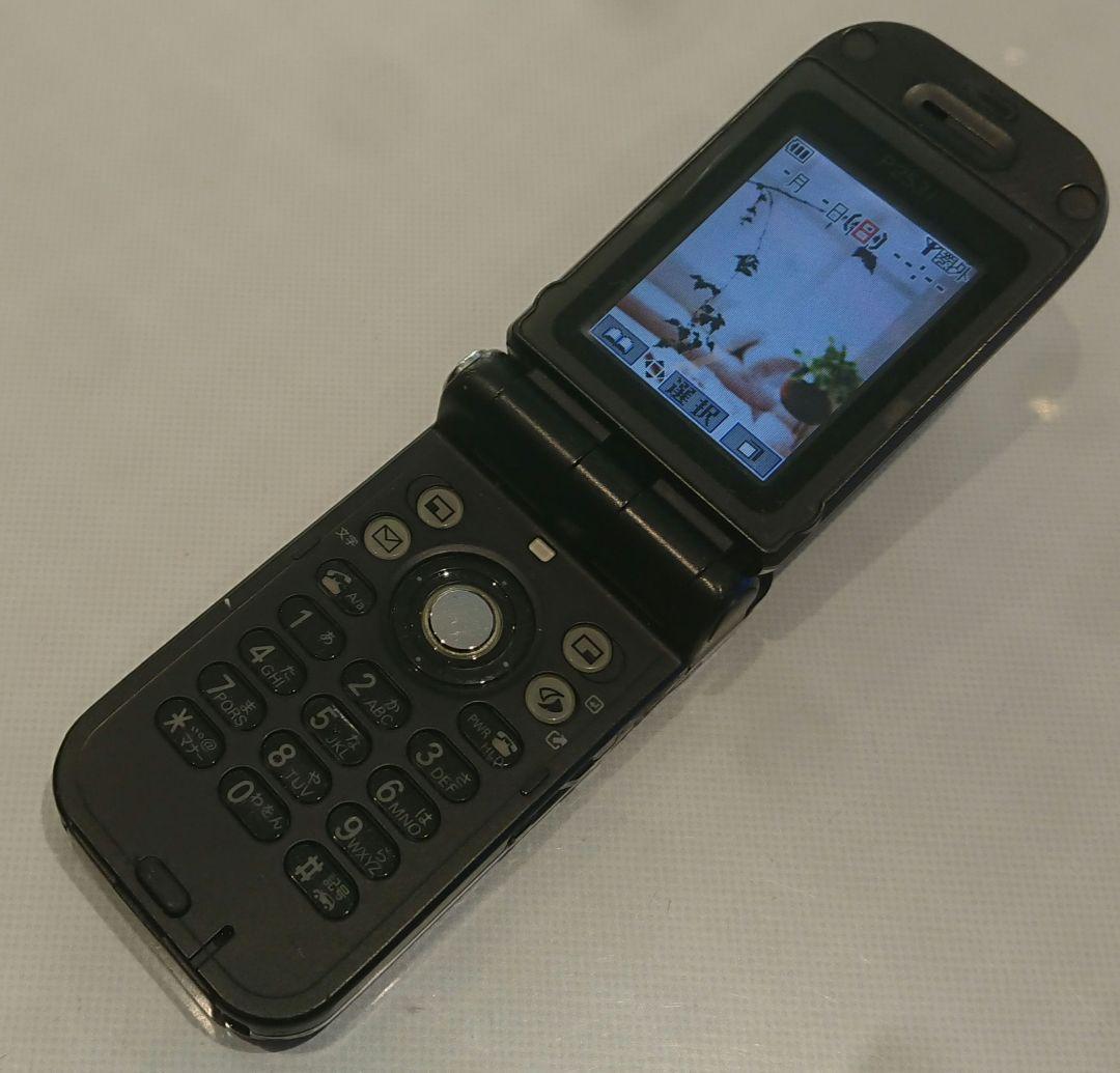 レア カワイイ ドコモ P253i BLACK ブラック ガラケー 着メロ多数